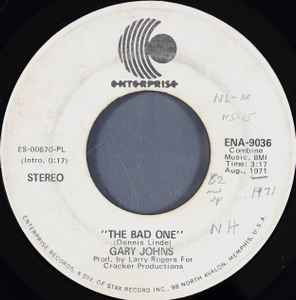 Gary Johns - The Bad One album cover