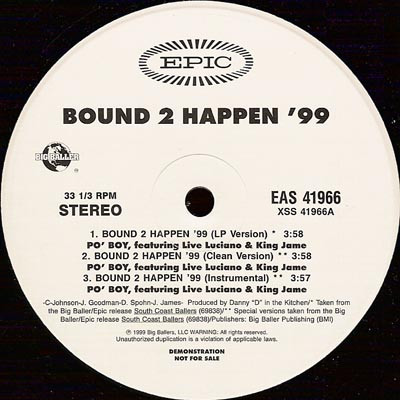 Bound 2 Happen '99 (1999, Vinyl) - Discogs