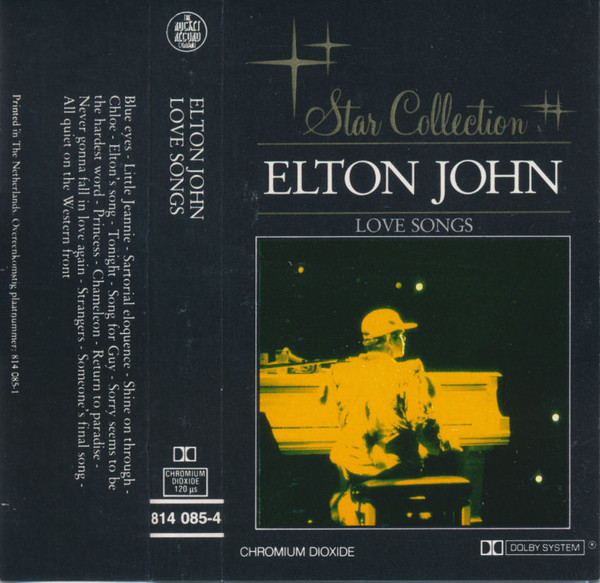 Elton John Love Songs Sampler French Promo CD single (CD5 / 5) (54833)