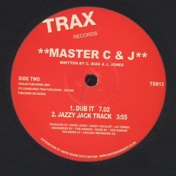 Master C & J - Face It | Trax Records (TXR13) - 2