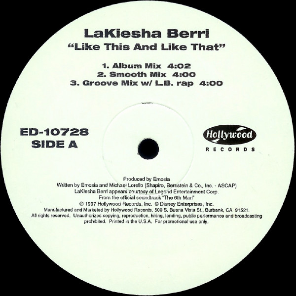90's R\u0026B Lakiesha Berri CDS