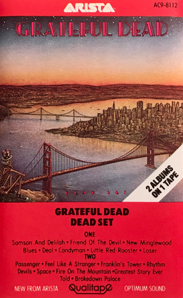 Vintage Early 80s Grateful Dead Promotional Pin  Button  Badge 1981 Dead Set Album