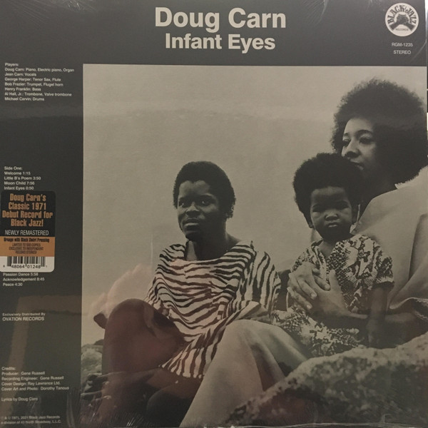 Doug Carn – Infant Eyes (2021, Orange With Black Swirl, Vinyl 
