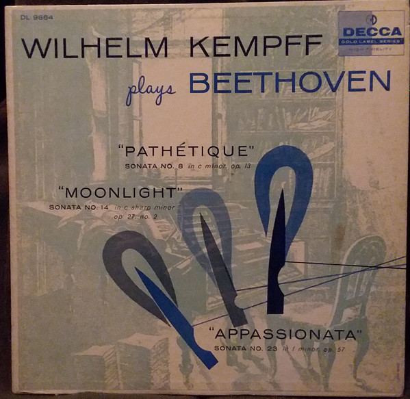 Ludwig van Beethoven, Wilhelm Kempff – Piano Sonatas No. 14, No. 8