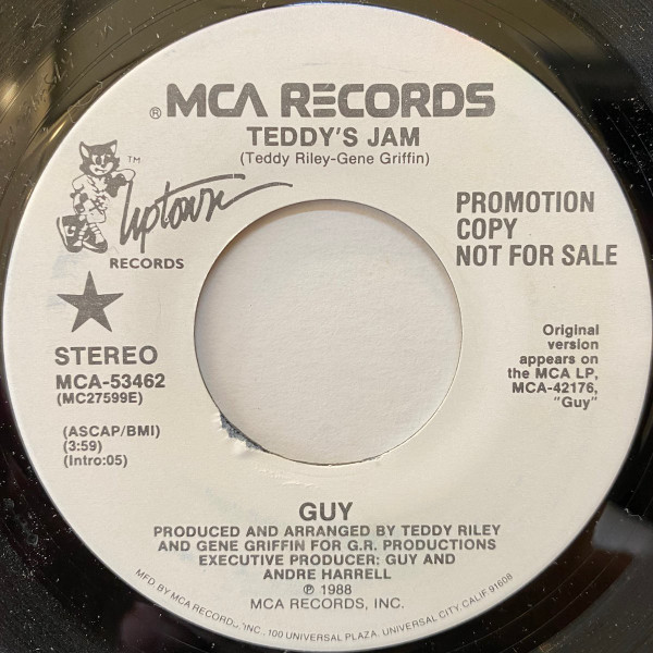 Guy – Teddy's Jam (1988, Vinyl) - Discogs