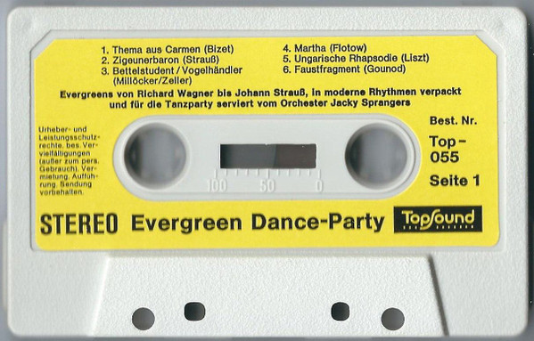 ladda ner album Orchester Jacky Sprangers - Evergreen Dance Party