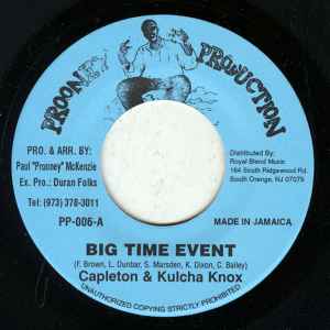Capleton - Big Time Event album cover