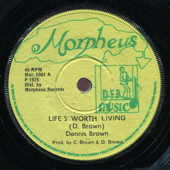 Album herunterladen Dennis Brown DEB Music Players - Lifes Worth Living Easy Living