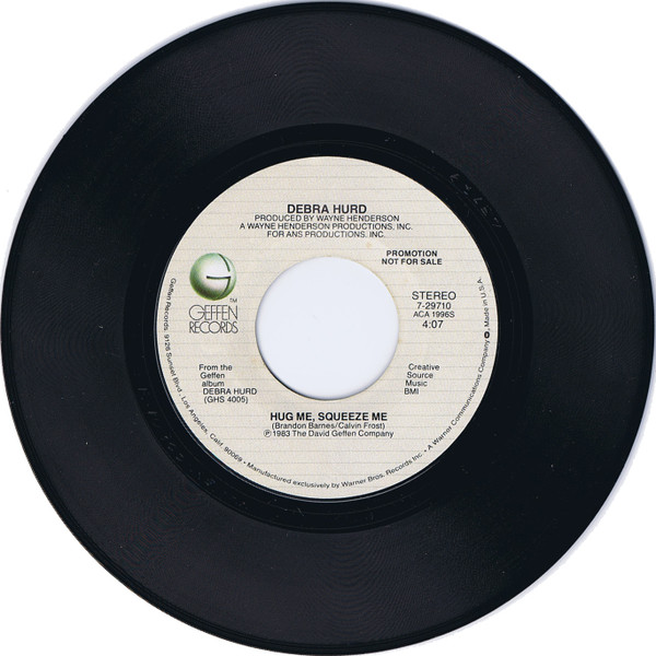 Debra Hurd – Hug Me, Squeeze Me (1983, Vinyl) - Discogs