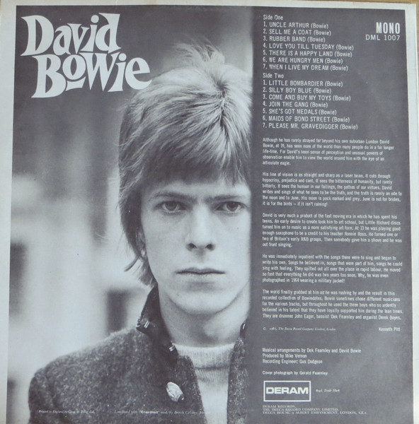 David Bowie - David Bowie | Releases | Discogs