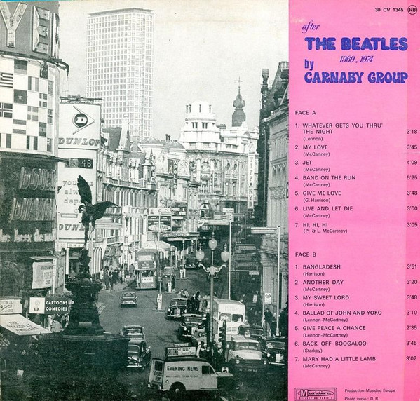 last ned album Carnaby Group - After The Beatles 1969 1974