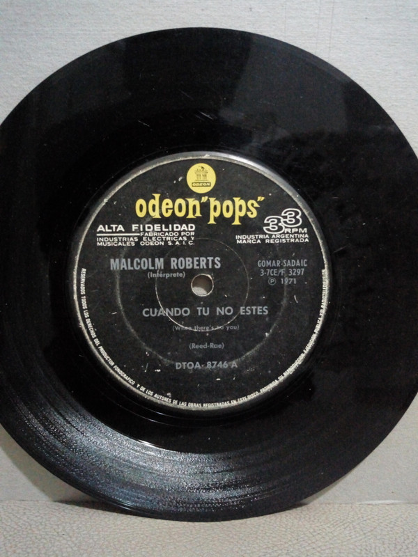 ladda ner album Malcolm Roberts - Cuando Tu No Estés When Theres No You