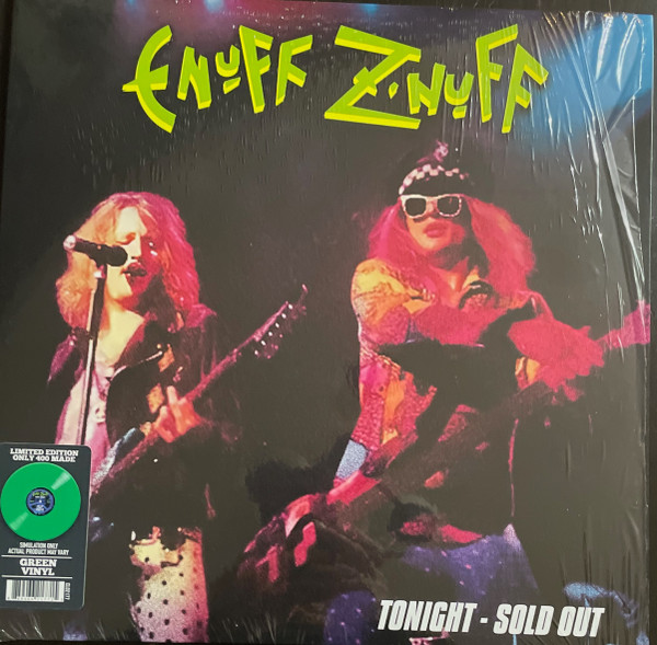 Enuff Z'nuff – Tonight, Sold Out (2023, Vinyl) - Discogs