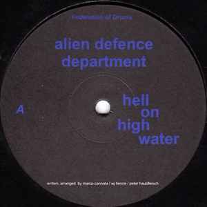 Alien Defence Department - Hell On High Water album cover