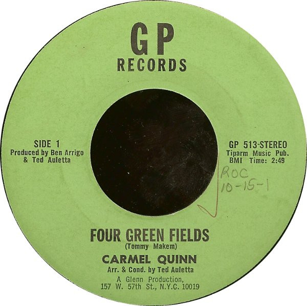 lataa albumi Carmel Quinn - Four Green Fields When Johnny Comes Marching Home