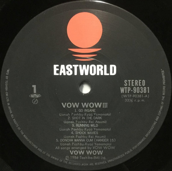 last ned album Vow Wow - III