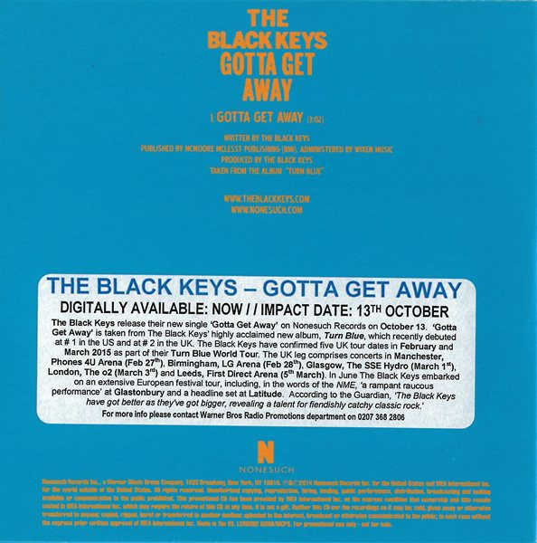 baixar álbum The Black Keys - Gotta Get Away