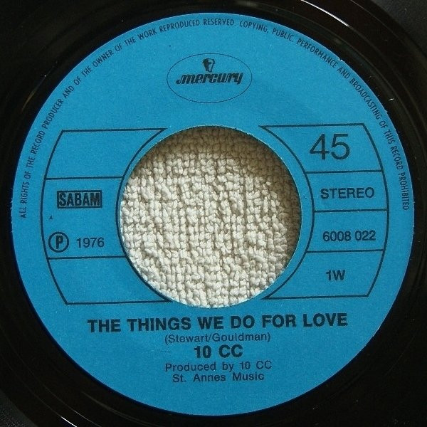 Album herunterladen 10cc - The Things We Do For Love