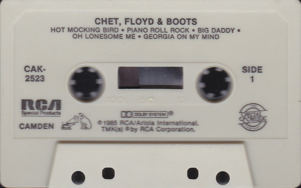 descargar álbum Chet Atkins Floyd Cramer Boots Randolph - Chet Floyd Boots
