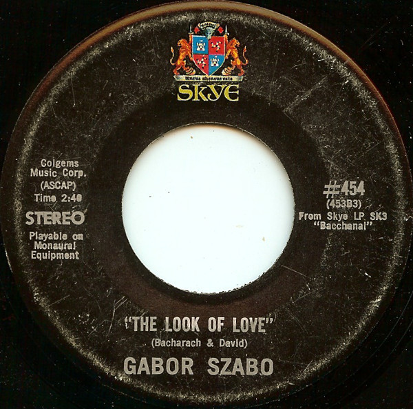télécharger l'album Gabor Szabo - The Look Of Love Bacchanal