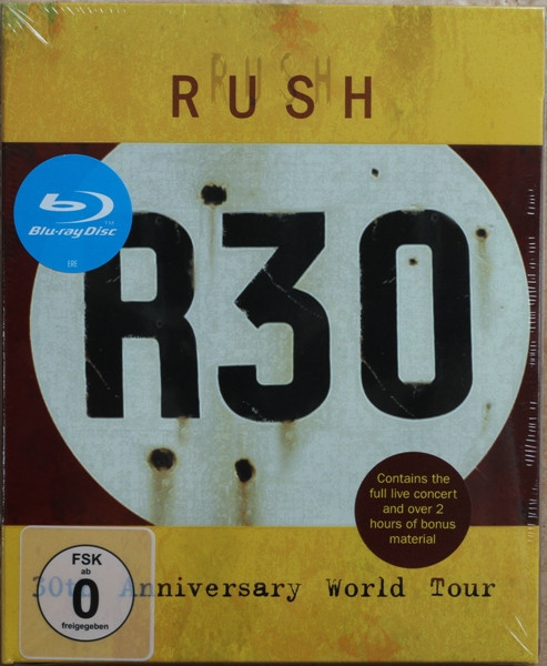 Rush – R30 (30th Anniversary World Tour) (2013, Blu-ray) - Discogs