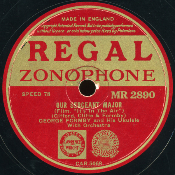 baixar álbum George Formby And His Ukulele - Our Sergeant Major Rhythm In The Alphabet