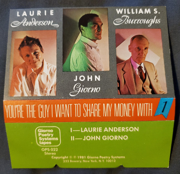 Laurie Anderson / John Giorno / William S. Burroughs – You're The