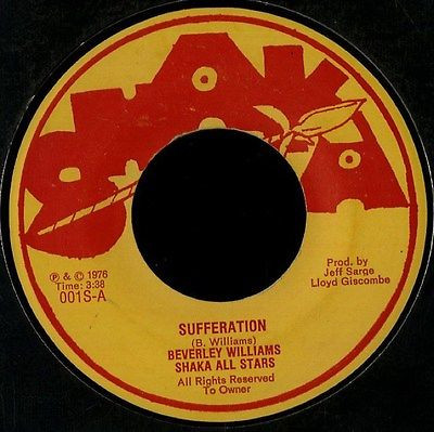 Album herunterladen Beverley Williams, Shaka All Stars - Sufferation Jam Tone Dub