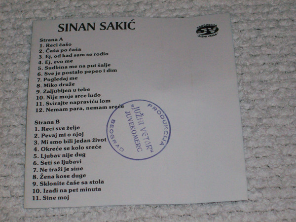 descargar álbum Sinan Sakić I Južni Vetar - Uživo