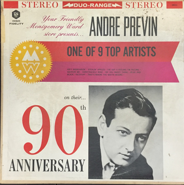【超レア】Andre PrevinのPiano Program10inch LP