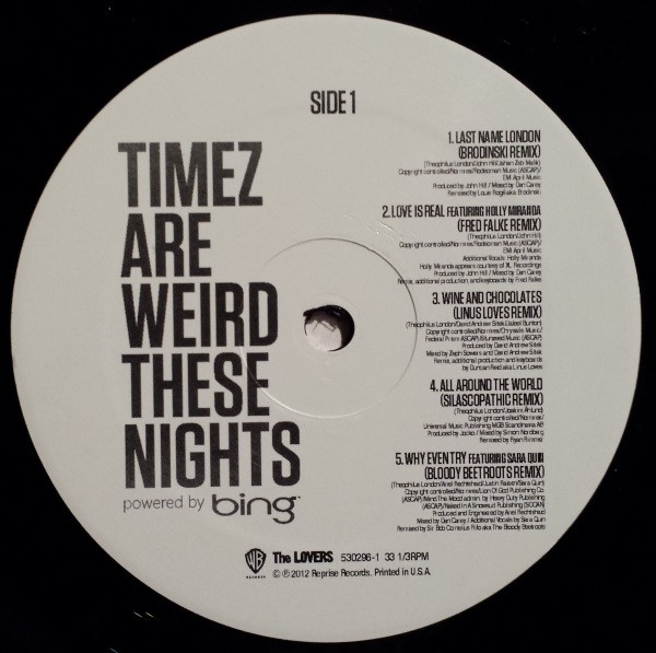 descargar álbum Theophilus London - Timez Are Weird These Nights The Remixes