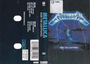 Metallica – Ride The Lightning (1994, 1st edition, Cassette) - Discogs