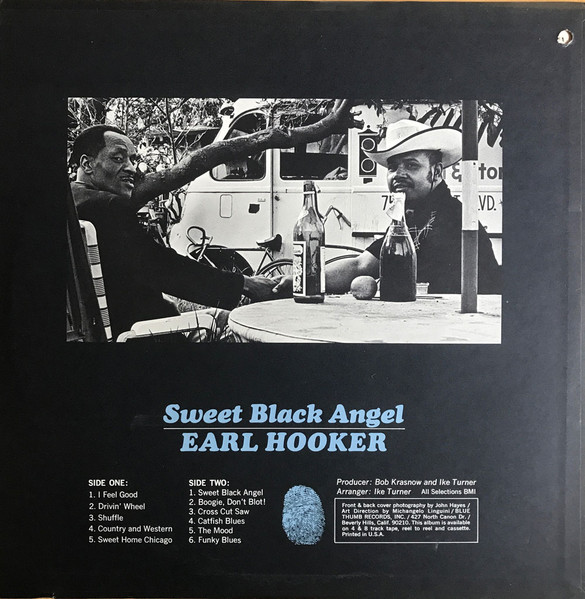 Earl Hooker – Sweet Black Angel (1969, Vinyl) - Discogs