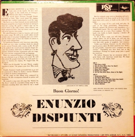 last ned album Enunzio Dispiunti - Buon Giorno
