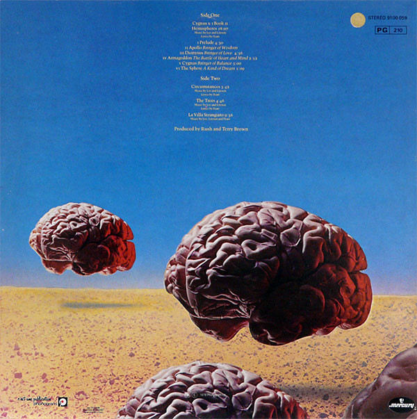 Rush - Hemispheres | Mercury (9100 059) - 4