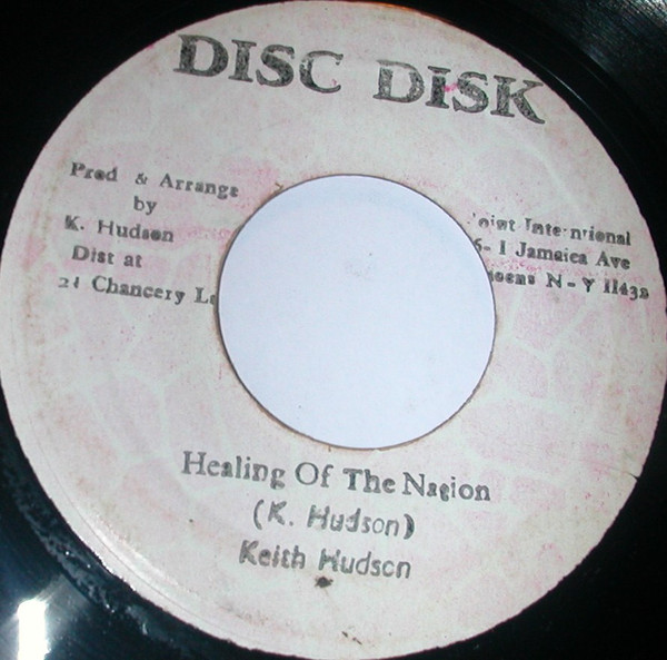 Keith Hudson – Healing Of The Nation (1982, Vinyl) - Discogs