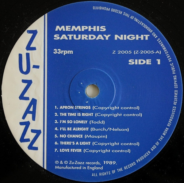 baixar álbum Download Various - Memphis Saturday Night album