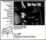 Ben Folds Five – Ben Folds Five (1995, CD) - Discogs