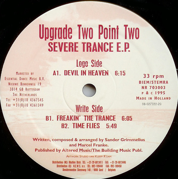 Upgrade Two Point Two – Severe Trance EP