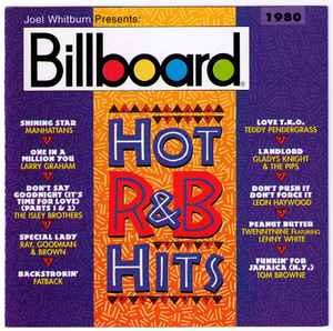 Various - Billboard Hot R&B Hits, 1980 album cover