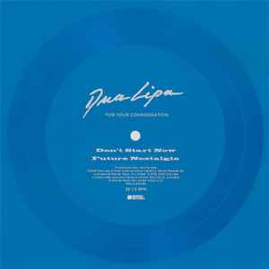 Dua Lipa – Don't Start / (2020, Blue Translucent, Flexi-disc) Discogs