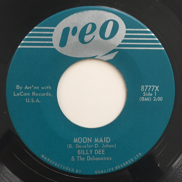 descargar álbum Billy Dee & The Debonaires - Moon Maid