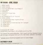 Cover of MM..Food, 2004, CDr