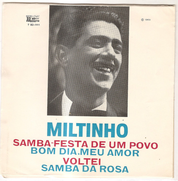 Miltinho – Samba Festa De Um Povo (1968, Vinyl) - Discogs