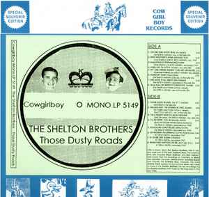 The Shelton Brothers - Those Dusty Roads album cover