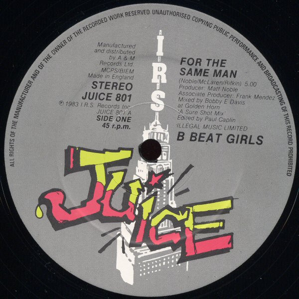 B Beat Girls – For The Same Man (1983, Vinyl) - Discogs