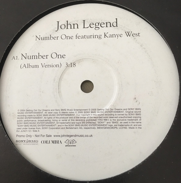 John Legend – Number One (2005, CD) - Discogs