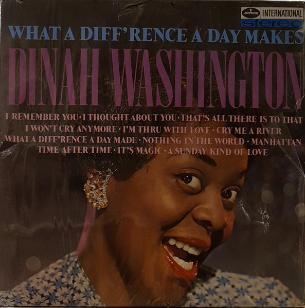 Dinah Washington What A Diffrence A Day Makes 1968 Vinyl Discogs