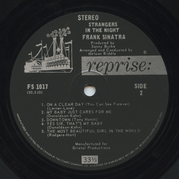 Frank Sinatra - Strangers In The Night | Reprise Records (FS 1017) - 4