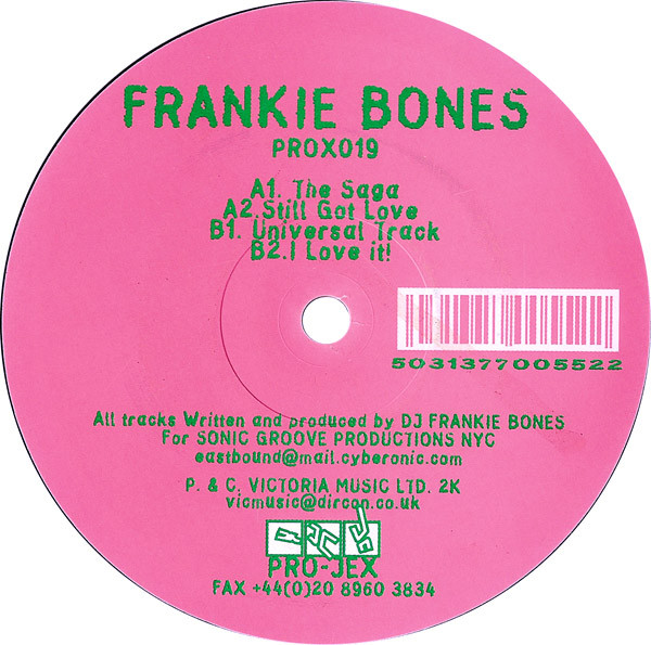 Frankie Bones – The Saga EP (2000, Vinyl) - Discogs